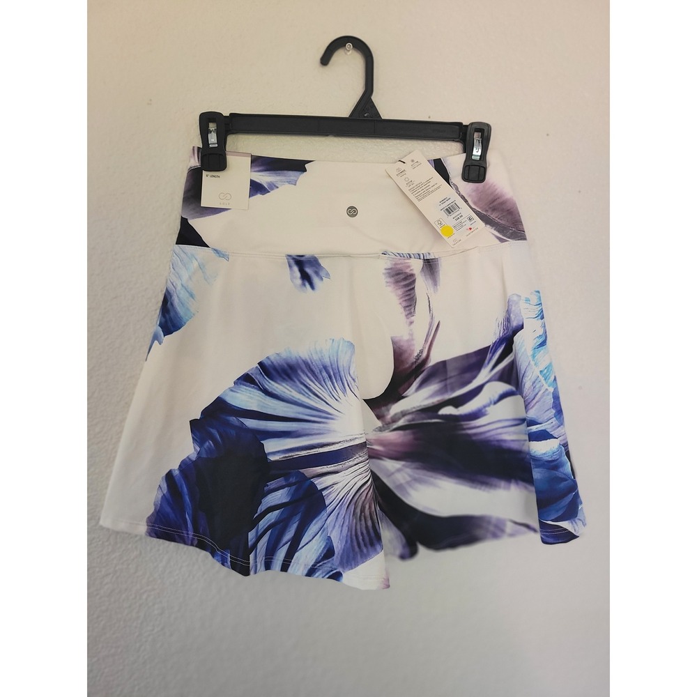 CALIA Womens 15" Eagle Skort Ghost Flower Multi Athletic Golf Tennis Small #19